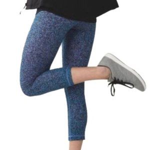 Lululemon Wunder Under Crop III Speckled size 4